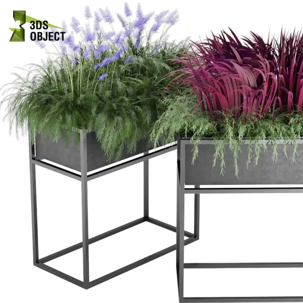 3d model plant free Vegetation tree box Foliage Acacia Cousin flower box Virtual Garden Design Botanical Simulation Plant Visualization cinema 4d 3ds max fbx obj Rhino Sketchup lumion