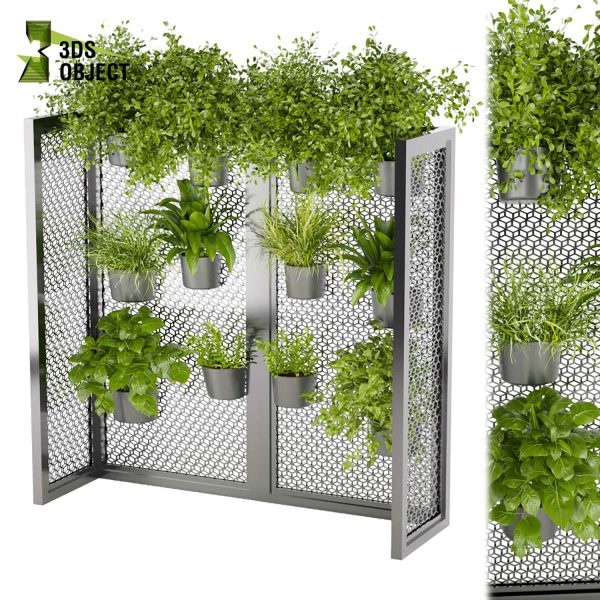 3d model plant free Vegetation tree box Foliage Bush grass planter pot greenhouse balcony decorative hamedorea blender enscape fbx obj Rhino Sketchup lumion