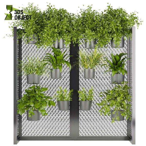 3d model plant free Vegetation tree box Foliage Bush grass planter pot greenhouse balcony decorative hamedorea blender enscape fbx obj Rhino Sketchup lumion