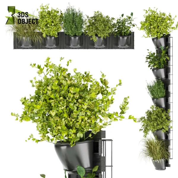 3d model plant pot free cinema4d cgi visualization