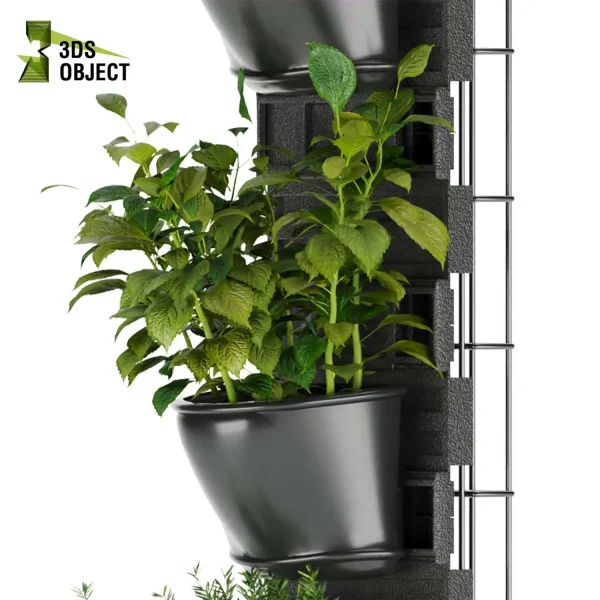 3d model plant pot free cinema4d cgi visualization