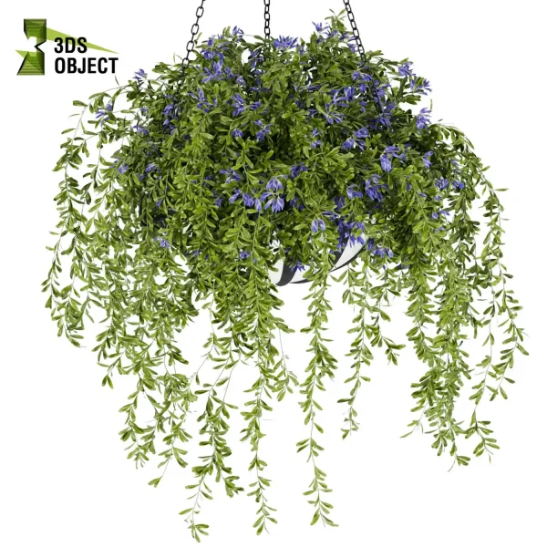 3d model plant hanging free Botanical Models Hanging Vegetation Plant Library architectural visualization