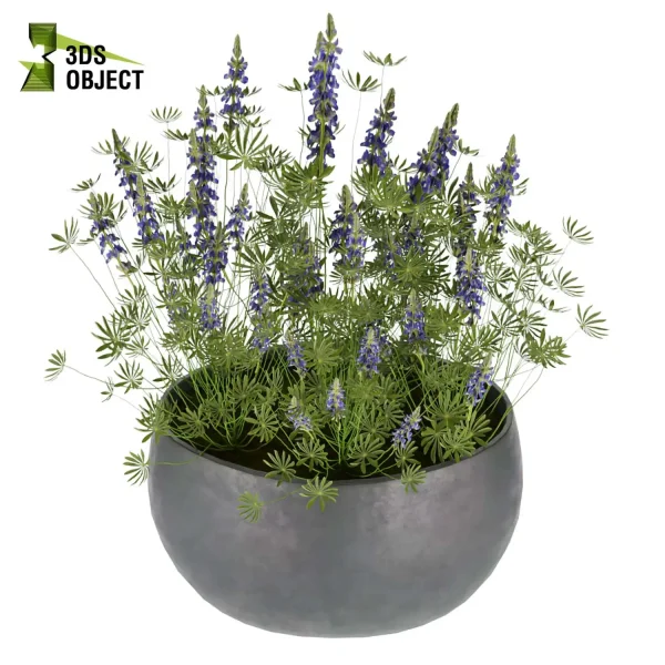 3d model plant pot free Bouquet architectural3D 3dvisualization