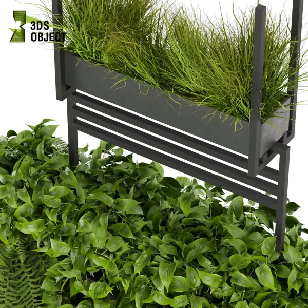 3d model plant hanging free Botanical Models Pothos fern grass 3dmodeling Hanging Plant Generator 3D architectural visualization fbx obj Rhino Sketchup lumion