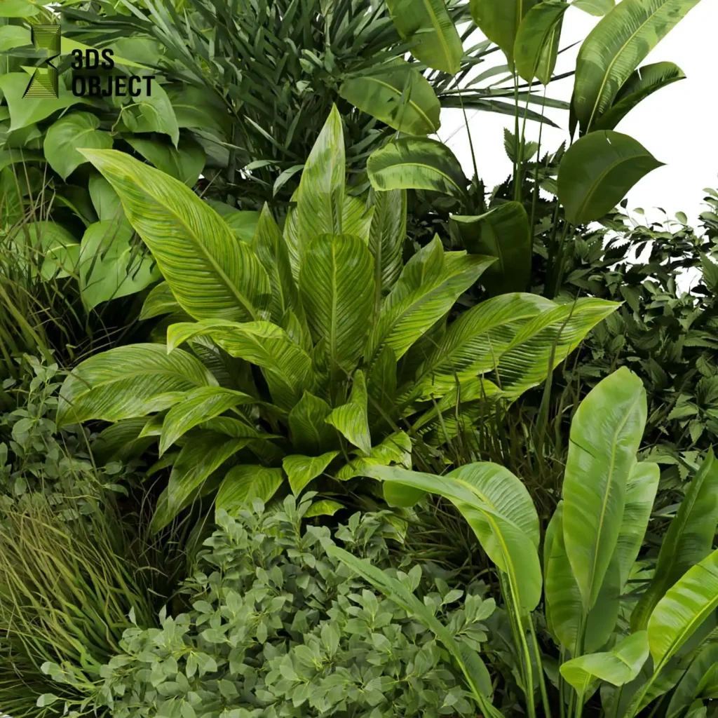 bushes and shrubbery compatible with 3ds Max