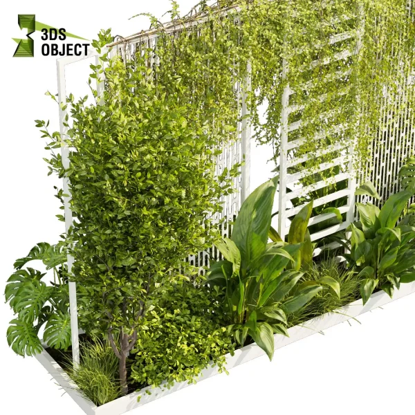 3d garden plant models botanical Visualization Landscape Foliage Vegetation Rendering Environment tree Design high poly Bush monstera peace lily garss ivy planter pot greenhouse balcony decorative hamedorea Virtual Garden Design Botanical Simulation Plant Visualization Vegetation Modeling cinema 4d 3ds max blender enscpae fbx obj Rhino Sketchup lumion