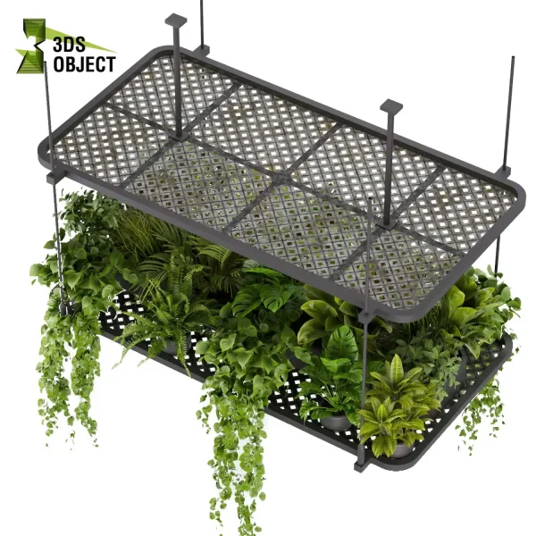 3d model plant hanging free Botanical Models fern pothos corton monstera banana palm planter deliciosa Swiss cheese decorative flowerpot cinema 4d 3ds max blender enscape fbx obj Rhino Sketchup lumion purchase