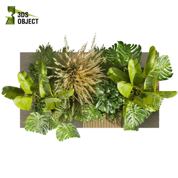 3d garden plant models botanical Visualization Landscape Foliage Vegetation Rendering Environment tree Design high poly bush banana monstera rubber pampas palm cinema 4d 3ds max blender enscpae fbx obj Rhino Sketchup lumion