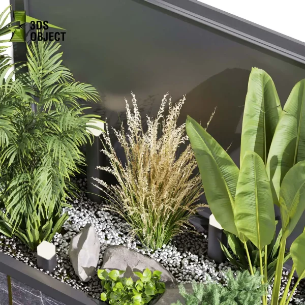 3d garden plant models botanical Visualization Landscape Foliage Vegetation Rendering Environment tree Design high poly bush pampas palm peace lily pothos banana Virtual Garden Design Botanical Simulation Plant Visualization Vegetation Modeling cinema 4d 3ds max blender enscpae fbx obj Rhino Sketchup lumion