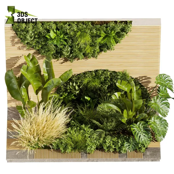 3d garden plant models botanical Visualization Landscape Foliage Vegetation Rendering Environment tree Design high poly Bush pampas banana monstera palm grass cinema 4d 3ds max blender enscpae fbx obj Rhino Sketchup lumion