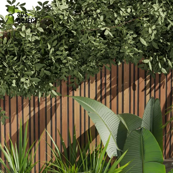 3d garden plant models botanical Visualization Landscape Foliage Vegetation Rendering Environment tree Design high poly Ivy dracena palm corton banana pampas balcony decorative hamedorea cinema 4d 3ds max blender enscpae fbx obj Rhino Sketchup lumion