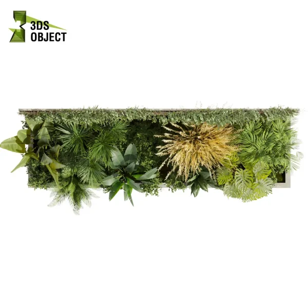 3d garden plant models botanical Visualization Landscape Foliage Vegetation Rendering Environment tree Design high poly Ivy banana monstera pampas dracena peace lily cinema 4d 3ds max blender enscpae fbx obj Rhino Sketchup lumion 3D architectural visualization