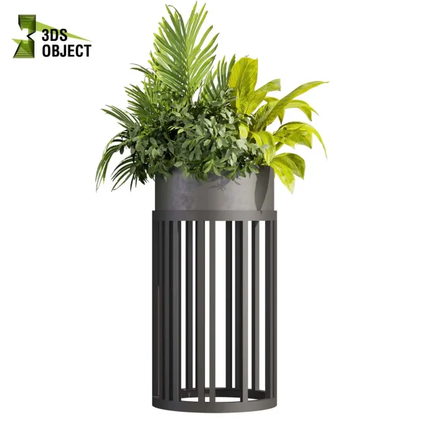3d model plant pot free Monstera banana bush pothos palm purchase 3D architectural visualization cinema 4d 3ds max blender enscpae fbx obj Rhino Sketchup
