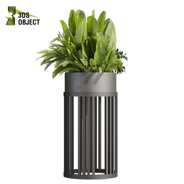 3d model plant pot free Monstera banana bush pothos palm purchase 3D architectural visualization cinema 4d 3ds max blender enscpae fbx obj Rhino Sketchup