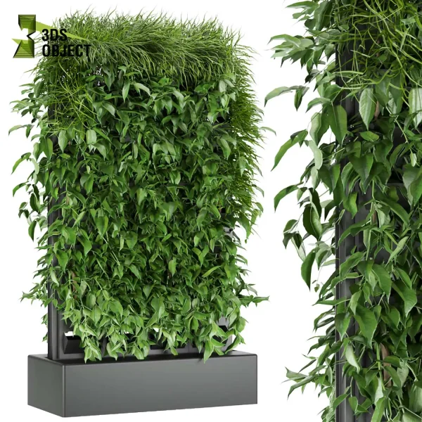 3d vertical fitowall plant models botanical Visualization Landscape Foliage Vegetation buy purchase Rendering Environment tree Design high poly Vertical Garden Design Software Green Wall Rendering Green Wall Simulation cinema 4d 3ds max blender enscpae fbx obj Rhino Sketchup lumion