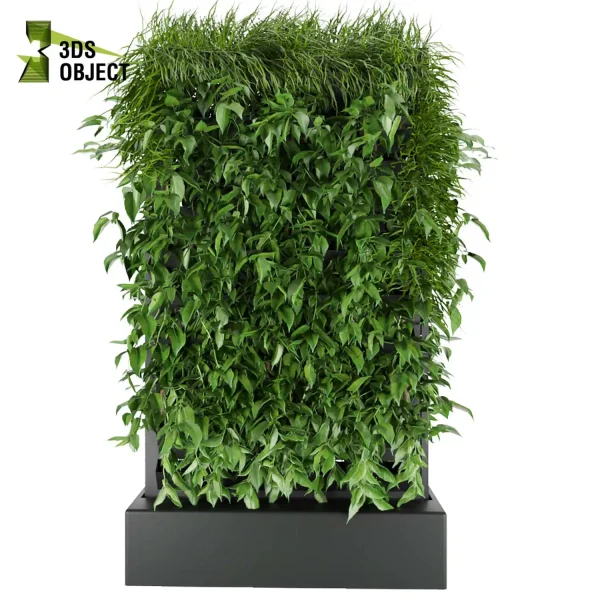 3d vertical fitowall plant models botanical Visualization Landscape Foliage Vegetation buy purchase Rendering Environment tree Design high poly Vertical Garden Design Software Green Wall Rendering Green Wall Simulation cinema 4d 3ds max blender enscpae fbx obj Rhino Sketchup lumion
