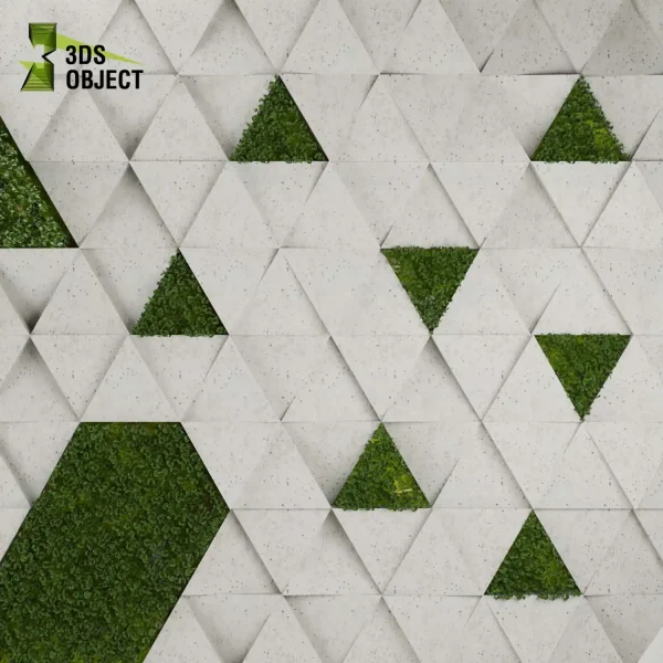 3d vertical fitowall plant models botanical Visualization Landscape Foliage Vegetation buy purchase Rendering Environment tree Design high poly planter pot greenhouse balcony decorative cinema 4d 3ds max blender enscpae fbx obj Rhino Sketchup lumion