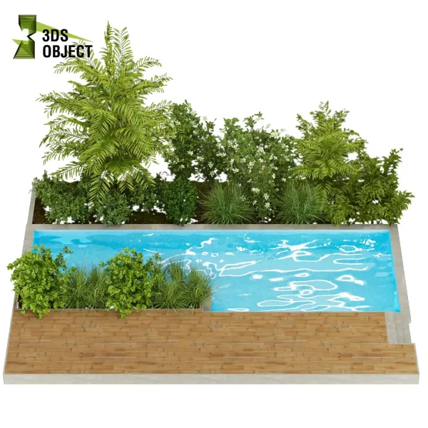 3d bouquet tree Urban environment plant models botanical Visualization Landscape Foliage Vegetation buy purchase Rendering tree Design dried flower high low poly cinema 4d 3ds max blender enscpae fbx obj Rhino Sketchup lumion grass bush bench swimming