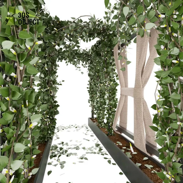 3d creeping ivy plant models botanical Visualization Landscape Foliage Vegetation Rendering Environment tree Design high low poly pothos cinema 4d 3ds max blender enscpae fbx obj Rhino Sketchup lumion
