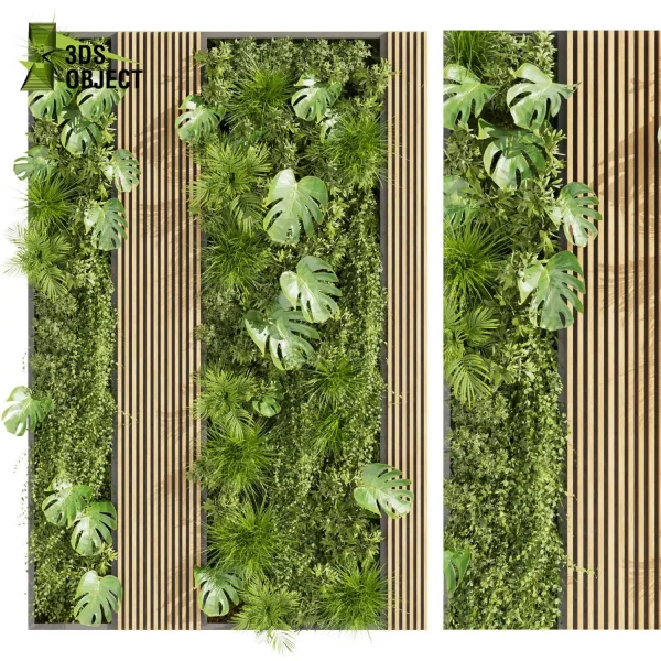 3d vertical fitowall plant models botanical Visualization Landscape Foliage Vegetation buy purchase Rendering Environment tree Design high poly Bush ivy vertical monstera grass palm Virtual Green Wall Creation Vertical Garden Design Software cinema 4d 3ds max blender enscpae fbx obj Rhino Sketchup lumion