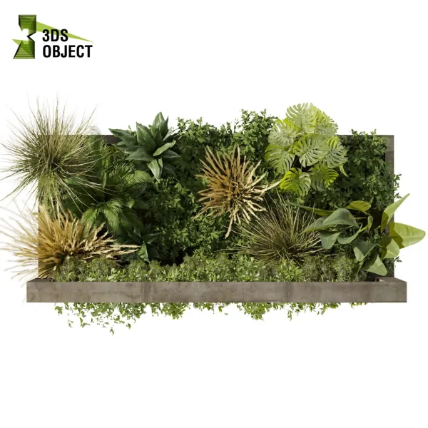 3d garden plant models botanical Visualization Landscape Foliage Vegetation Rendering Environment tree Design high poly Bush pampas banana monstera ivy peace lily cinema 4d 3ds max blender enscpae fbx obj Rhino Sketchup lumion planter pot greenhouse