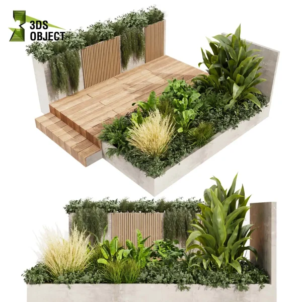 3d garden plant models botanical Visualization Landscape Foliage Vegetation Rendering Environment tree Design high poly Entrance Bush banana ivy fern pampas bird of paradise Foliage Rendering Digital Landscaping 3D Plant Creation cinema 4d 3ds max blender enscpae fbx obj Rhino Sketchup lumion