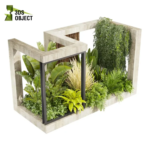 3d garden plant models botanical Visualization Landscape Foliage Vegetation Rendering Environment tree Design high poly Bush banana ivy fern pampas palm 3D Plant Creation Virtual Garden Design Botanical Simulation Plant Visualization Vegetation Modeling cinema 4d 3ds max blender enscpae fbx obj Rhino Sketchup lumion