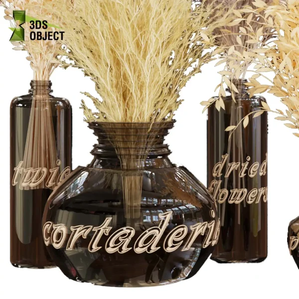 3d bouquet flower grass pampas plant models botanical Visualization Landscape Foliage Vegetation buy purchase Rendering Environment tree Design dried flower high low poly houseplant flowerpot simulator virtualdesign 3drendering rendering 3drender architecture Digital Flower