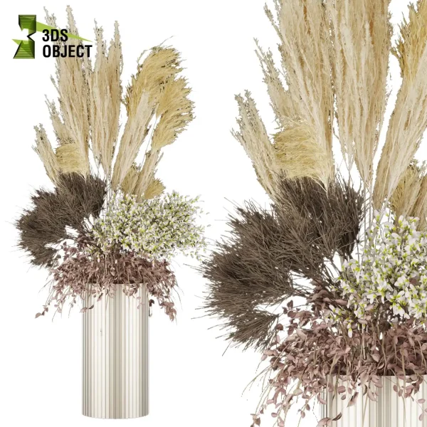3d bouquet flower grass pampas plant models botanical Visualization Landscape Foliage Vegetation buy purchase Rendering Environment tree Design dried flower high low poly houseplant flowerpot simulator virtualdesign 3drendering rendering 3drender architecture Digital Flower