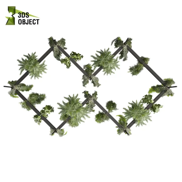 3d bush plant models botanical Visualization Landscape Foliage Vegetation buy purchase Rendering Environment tree Design high low poly greenhouse balcony decorative hamedorea 3D architectural visualization cinema 4d 3ds max blender enscpae fbx obj Rhino Sketchup lumion fern lady hanging ampelous chandelier pothos