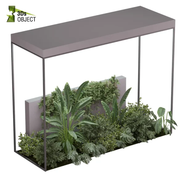 3d bush plant models botanical Visualization Landscape Foliage Vegetation buy purchase Rendering Environment tree Design high low poly greenhouse balcony decorative hamedorea 3D architectural visualization cinema 4d 3ds max blender enscpae fbx obj Rhino Sketchup lumion banana taro monstera grass garden