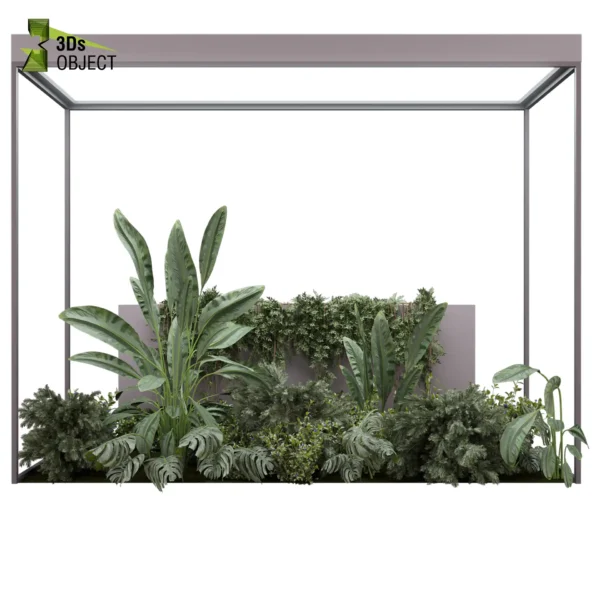 3d bush plant models botanical Visualization Landscape Foliage Vegetation buy purchase Rendering Environment tree Design high low poly greenhouse balcony decorative hamedorea 3D architectural visualization cinema 4d 3ds max blender enscpae fbx obj Rhino Sketchup lumion banana taro monstera grass garden