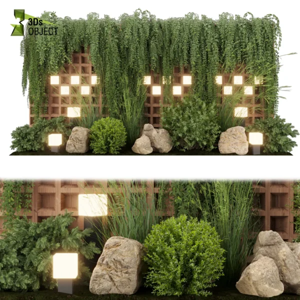 3d bush plant models botanical Visualization Landscape Foliage Vegetation buy purchase Rendering Environment tree Design high low poly greenhouse balcony decorative hamedorea 3D architectural visualization cinema 4d 3ds max blender enscpae fbx obj Rhino Sketchup lumion banana taro monstera grass garden