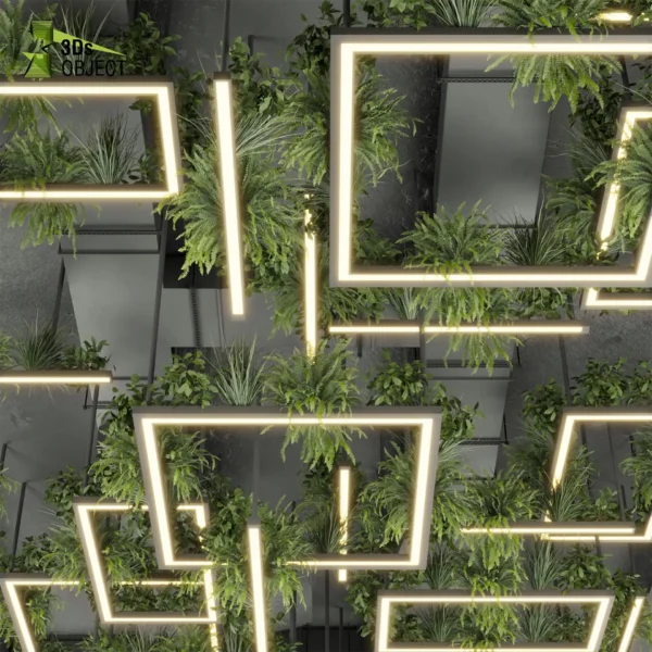 3d bush plant models botanical Visualization Landscape Foliage Vegetation buy purchase Rendering Environment tree Design high low poly greenhouse balcony decorative hamedorea 3D architectural visualization cinema 4d 3ds max blender enscpae fbx obj Rhino Sketchup lumion hanging industrial ceiling fern bush purchase chandelier-ampelous- high poly