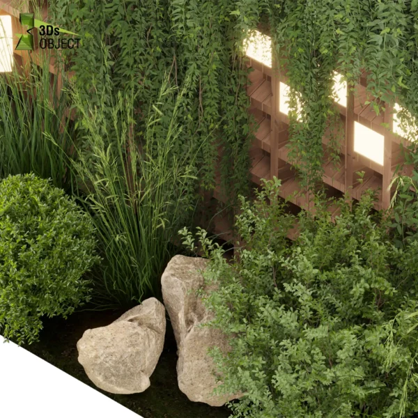 3d bush plant models botanical Visualization Landscape Foliage Vegetation buy purchase Rendering Environment tree Design high low poly greenhouse balcony decorative hamedorea 3D architectural visualization cinema 4d 3ds max blender enscpae fbx obj Rhino Sketchup lumion banana taro monstera grass garden