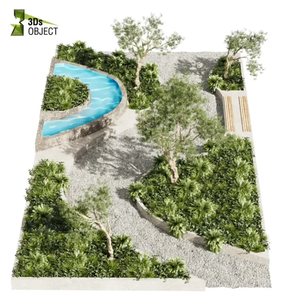 3d bush plant models botanical Visualization Landscape Foliage Vegetation buy purchase Rendering Environment tree Design high low poly greenhouse balcony decorative hamedorea 3D architectural visualization cinema 4d 3ds max blender enscpae fbx obj Rhino Sketchup lumion banana taro monstera grass garden pool