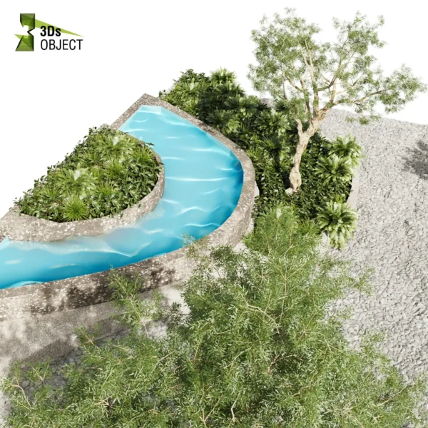 3d bush plant models botanical Visualization Landscape Foliage Vegetation buy purchase Rendering Environment tree Design high low poly greenhouse balcony decorative hamedorea 3D architectural visualization cinema 4d 3ds max blender enscpae fbx obj Rhino Sketchup lumion banana taro monstera grass garden pool